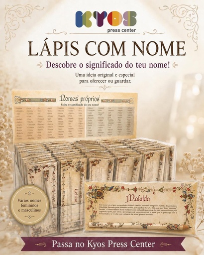 Lápis com Nome
